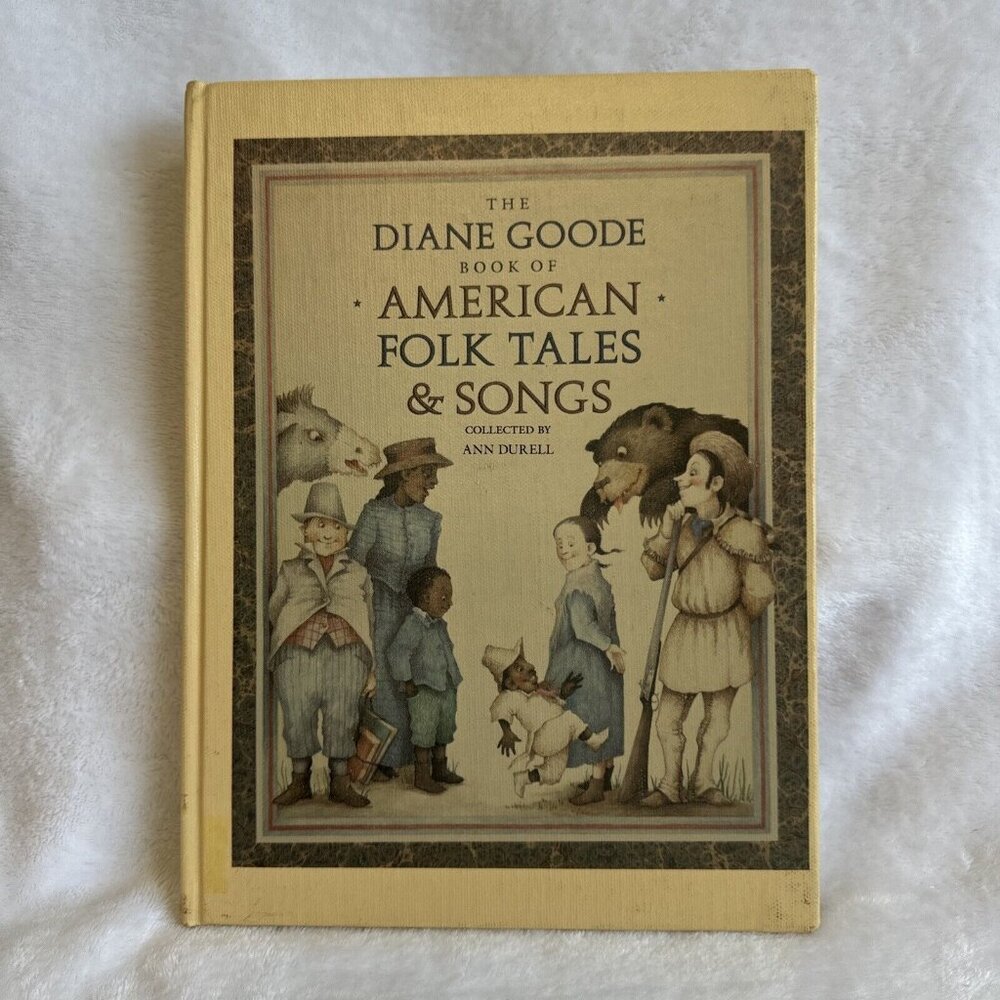 The Diane Goode Book of American Folk Tales & Songs Andersen Vintage 1st Ed